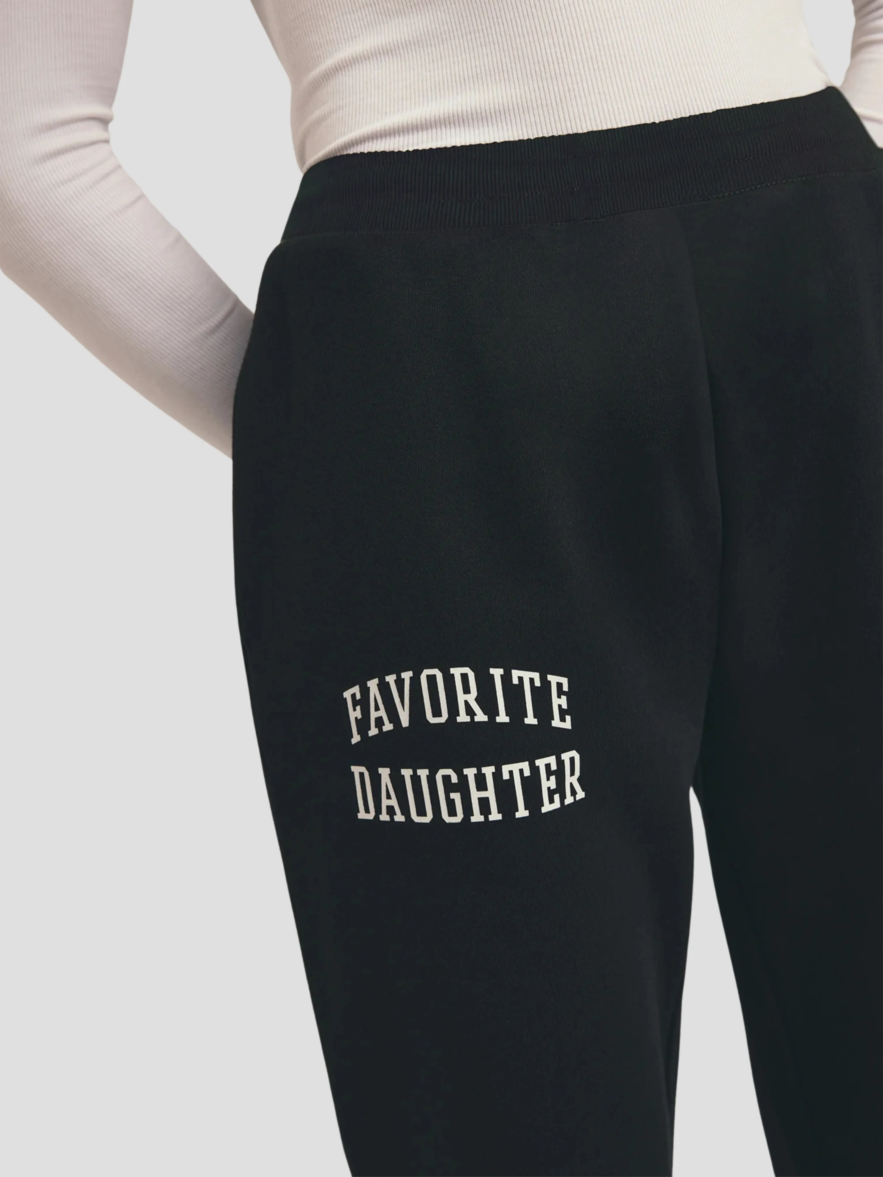 The Collegiate Jogger in Black