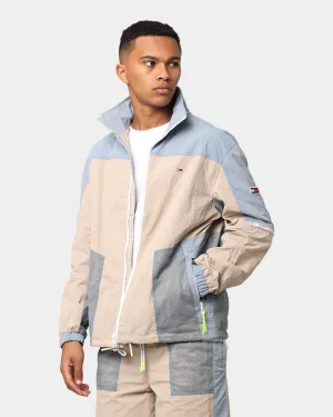 Tommy Jeans Mix Media Colour Block Windbreaker Soft Beige/Multi