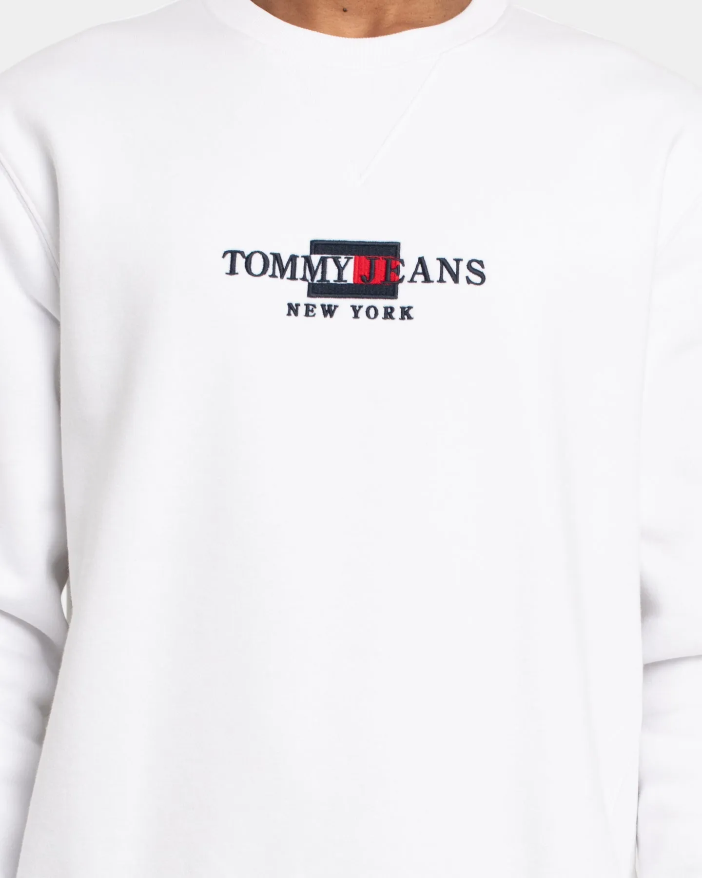 Tommy Jeans Timeless Crewneck White