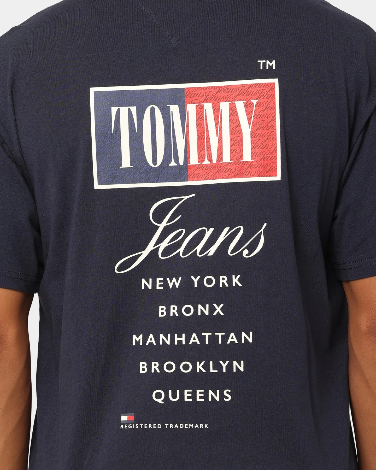 Tommy Jeans TJM Relaxed Timeless Tommy T-Shirt Twilight Navy