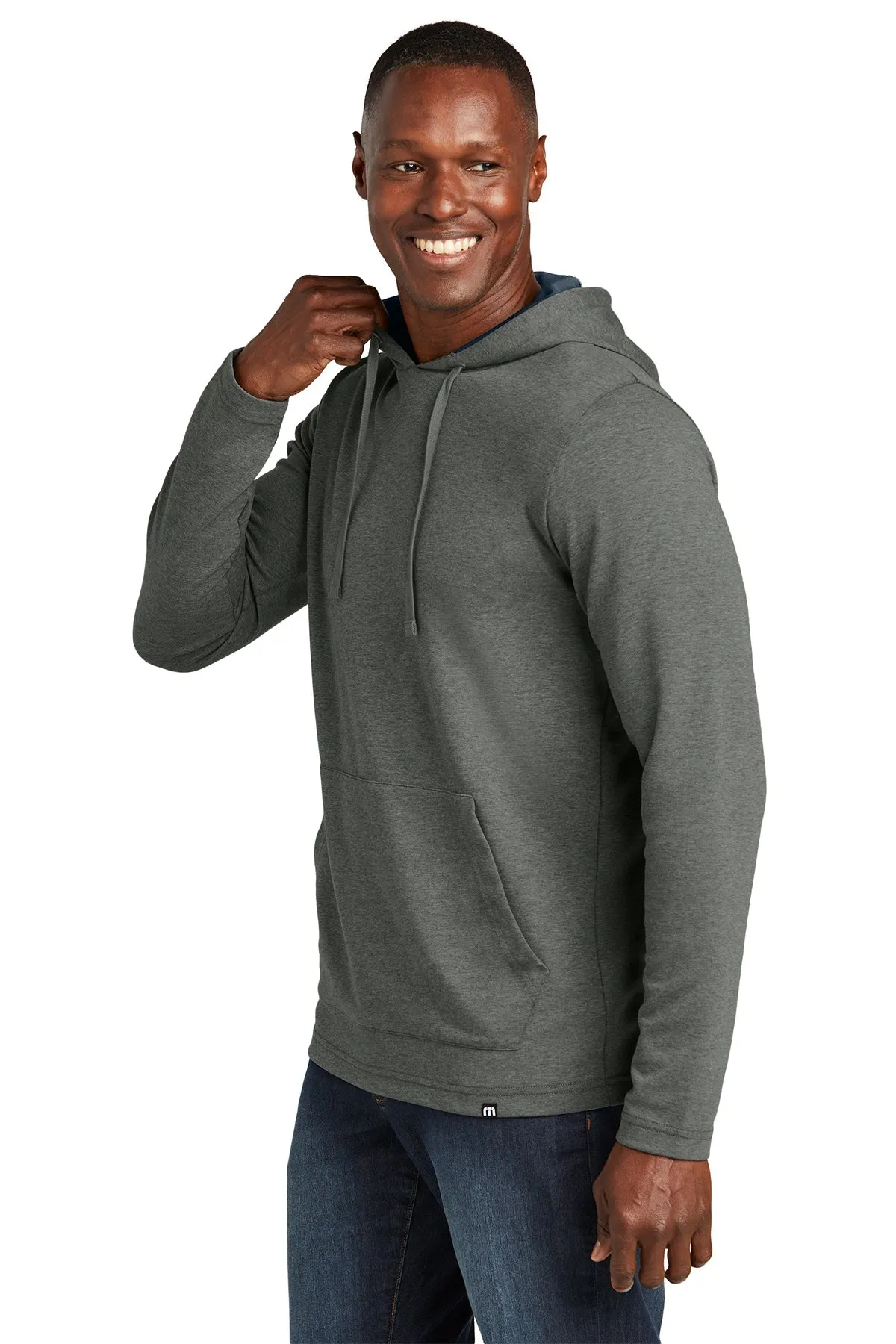 TravisMathew Coveside Customized Hoodies, Dark Grey Heather